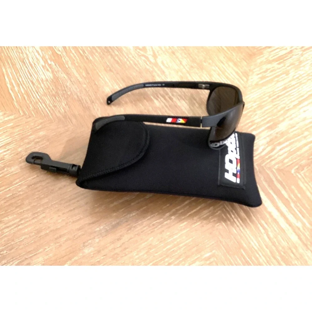 Vintage H2Optix H89400 Men's Black Frame Designed By Serengeti Made In Italy